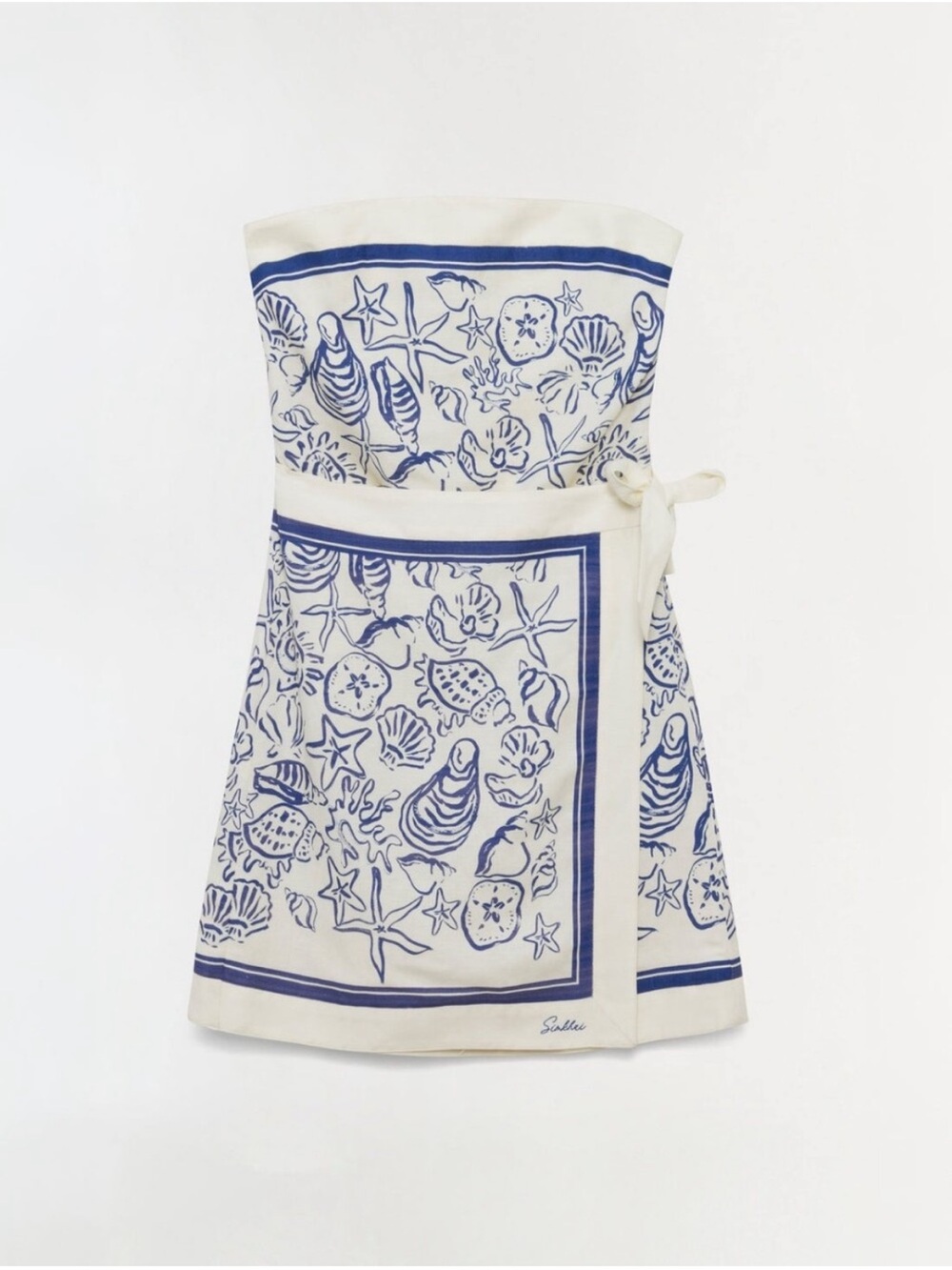 NWT Simkhai Darbie Linen Bustier Mini Dress - Picture 6 of 6